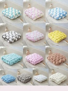 1个手工编织方形靠垫，可用作沙发抱枕、椅垫、地垫、靠背垫、腰枕，适合房间装饰，可放置于书房、卧室和客厅的椅子垫、座垫、游戏椅垫、办公椅垫、汽车座椅垫、椅子靠枕。 - 彩色 - 查看 48