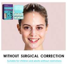 6pcs Ear Patches With Corrective Cut Ear Vertical Version Of V-Line Facial Stickers, V-Face Adhesive.Suitable For Daily Makeup, Prom Party, Wedding, Shopping, Dating, Dinner Team Building, Holiday Makeup, Mother's Day Gifts, Graduation Season Gifts,Festival Lashes,Rave Makeup,Rave Party. - Multicolor - View 8