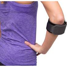Aircast Pneumatic Armband: Tennis/Golfers Elbow Support Strap, Beige - 黑色 - 查看 5