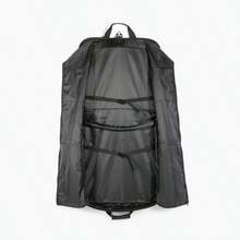 Basics Premium Travel Garment Bag With Shoulder Strap For Suits And Dresses, Trifold, 54 Cms, Black, Solid - MeshBlack - View 4