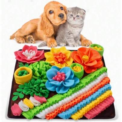 狗狗嗅闻垫，狗狗喂食垫，互动益智玩具，训练觅食技能