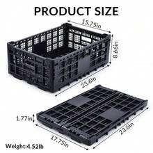 Juego de 10 Cajas Organizadoras para Oficina y Escuela | Para Documentos, Utensilios de Escritorio y Estanterías | Color Negro, Set de Almacenamiento Multiusos - 10 PIEZAS NEGRAS - Ver 3