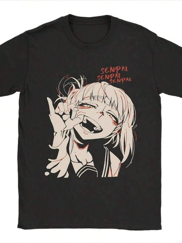 Shirts Graphic Unique Print Casual T-Shirt 180g Pure Cotton Men T-Shirt My Heros Cotton Tees Short Sleeve Academias Senpai T Shirts O Neck Clothes,2025 Christmas Tshirt,Fashion Print Casual T-Shirt,Loose Short Sleeve T-Shirt,Short Sleeved Single-Sided Printed T-Shirt,100% Cotton Short Sleeve Casual Tee, Heart & Slogan Bodybuilding Top Boyfriend Style Casual Wear Seasonal Apparel Breathable Material,Festive-Unisex