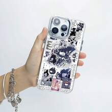 Estuche para teléfono con diseño gráfico de Miss Bloomie Compatible con estuches para teléfonos   17  16 Pro Max  15 Pro Max  13 y  12 Diseño elegante, duradero y único Resistente a rayones, a prueba de golpes e impermeable Un regalo perfecto para familiares, amigos, seres queridos, novios/novias y para Navidad - transparente - Ver 4