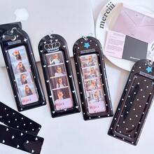 Crown & Crescent Moon Mythology Black Series 4-Card Life Quadrant Card Set, Photo Card, Fandom Backpack Charm