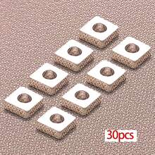 30pcs 18K Gold Plated Square Spacer Beads Brass Square Beads Flat Square Spacer Beads Metal Loose Beads For Jewelry Necklace Bracelets Earrings Making DIY Crafts - Multicolor - View 19