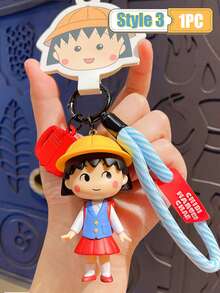 Cherry Sakura School Days Series Keychain, Cute Bag, Car Keychain, Small Gift Keychain, Cute School Bag Pendant, New Year Gift, Time Series Keychain, Student School Bag Pendant, Gift Cute Three-Dimensional Doll Bag Pendant, Gift - Multicolor - View 14