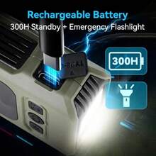 Detector portatil de monoxido de carbono 4 en 1 mini alarma de CO recargable con parte trasera magnetica monitor de calidad del aire de 300 H sensor de temperatura y humedad para el hogar viajes - Verde oscuro - Ver 4