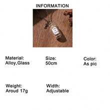 Jar Of Dirt Necklace With Key Charm Pirates Caribbean Jack Sparrow Tia Dalma Necklace In Bronze - Brown - View 4