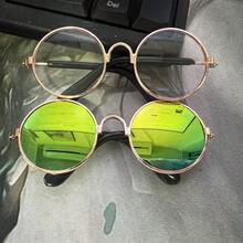 1 Or 2 Pcs Unique Resin Pet Sunglasses, Hip Hop Style, Solid Color Big Frame Design - Perfect For Taking Photos Of Cats And Dogs In Daily Life Or Street Photography, Making Them Look Stylish And Cool. A Versatile Item Suitable For Various Occasions. - Multicolor - View 12