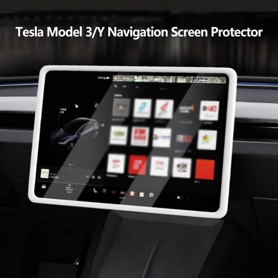 1个中控台硅胶保护框，车内防碰撞保护 - A - 查看 1