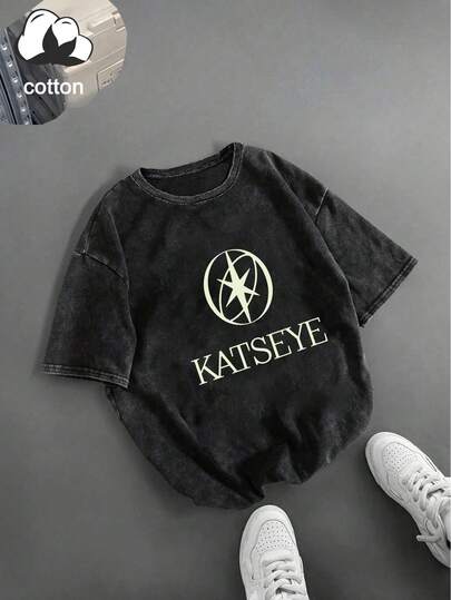 Plus Size Cotton Women's Summer T - Shirt - Circular Star Crossed Lines Abstract Logo Lowercase Capital Text Sleeve Small Size Logo Logo Text Combination GraphicSPEED Line Texture Decoration Hoodie,Women Tops,Festival Outfits For Women,Valentine's Day Top,Valentine Outfits For Women,Vacation Outfits Women,Valentines Day Outfit, Gras Outfit Women,Office Outfits For Women