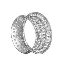 1pc Shiny Luxury Round Ear Gauge, Brass Material Ear Stretcher, Unisex, Gift, Party Body Piercing Jewelry - Round - View 22