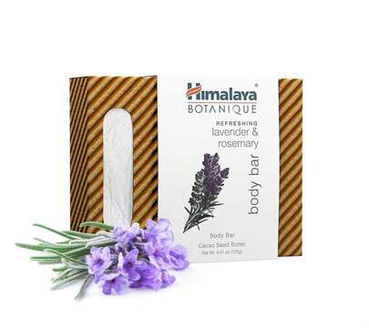 Himalaya Botanique Refreshing Lavender &Amp; Rosemary Body Bar For Calming Comfort &Amp; Ultra Moisturized Skin, 441 Oz