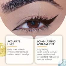 Delineador de ojos resistente al agua, ideal para uso diario, fiestas y viajes. Su fórmula suave y fácil de aplicar lo convierte en un accesorio de belleza imprescindible. Ideal para Halloween, Navidad y beneficios estudiantiles. Disponible en 7 colores. - Chocolate - Ver 5