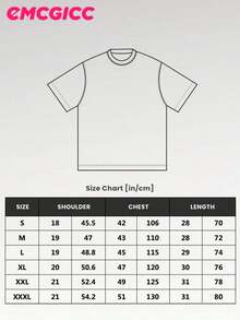 EMCGICC Y2K Style Cotton Graphic Tees Art Punk Directional Printing (180g Pure Cotton T-Shirt) Cotton T-Shirt - Soft, Anime Shirt Breathable, 100% Pure Cotton Fabric - Comfortable And Energetic Summer Street Style Short Sleeved T-Shirt, Cool Design Retro Summer Men's Daily Wear T-Shirt - trắng - Xem 5