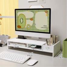 Support For Portátil And Monitor, White - trắng - Xem 1