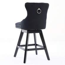 Barstools - Black + Velvet + Foam - View 7