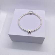 1件女士手链底座，串珠吊坠，DIY手链扣，适合日常佩戴，节日、生日等场合的绝佳礼物，手链底座