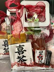 1个/10个装可重复使用透明手提袋 - 非常适合婚礼上邀请伴娘和赠送伴娘礼物 - 彩色 - 查看 6