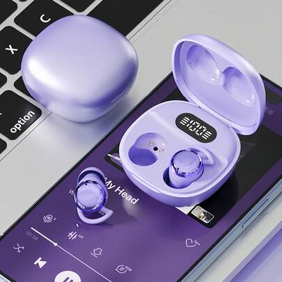 畅销入耳式耳机！外观小巧多彩，支持TYPE-C快充，电池续航时间长，LED显示屏实时显示电量，居家睡眠佩戴舒适，适用于多种场景，赶紧抢购吧！