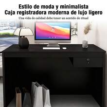 Cajero De Recepción Multifuncional, Adecuado Para Negocios - Negro - Ver 5