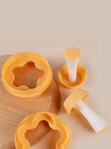 Creative Cupcake Molds, Plum Blossom Cookie Cutters, Rice Ball Molds, Egg Tart And Donut Making Tools - Multicolor - View 8