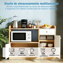 Armario Organizador De Cocina 3 Puertas Un Cajón 90cm - Multicolor - Ver 6