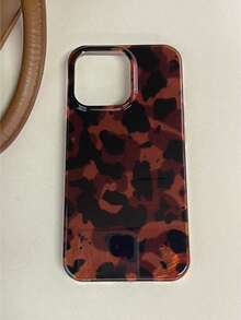 Vintage Black Brown Tortoiseshell Foil Texture Phone Case Compatible With IPhone 16 Pro Max, Apple 15, Soft Cover For 14 New, 12 Pro, 13 Pro Max, Anti-Fall Protective Cover For Women. The Color May Vary Slightly Under Different Display Angles. Waterproof Shockproof Scratch Resistant Valentine's Day - 樣式1 - 查看 3