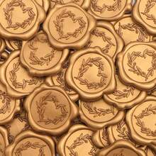 10/25pcs Rose Or Heart Shaped Wax Seal Stickers, Self-Adhesive Envelope Seals Suitable For Weddings, Parties And Birthdays - Multicolor - View 14