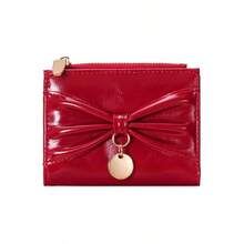Elegant Bow Pendant - Minimalist Korean Style INS Women's Bifold Wallet, Large Capacity Card Holder, Popular Item - Multicolor - View 18