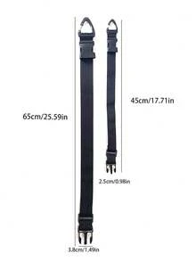 2个17/25英寸可调节延长线收纳架，带三角夹，适用于车库整理和存放，重型延长线挂钩，男士工作室适用（黑色） - 彩色 - 查看 4