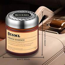 1个装汽车固体香氛，持久留香，可放置于杯架，为您的爱车营造清新迷人的氛围。适用于汽车空气清新和家居除臭。多种香型可选。女士汽车配件，汽车装饰。也适用于卧室、衣橱、浴室。 - A - 查看 16