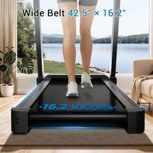 CURSOR FITNESS 4-In-1 Treadmill With 20% Maunal Incline Treadmill, Foldable Home Treadmill With Quiet 3.5 HP Motor, 400LBS Capacity - View 10