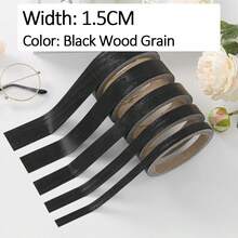 1-2厘米宽 x 10米长 木纹修补胶带，橱柜封边条，桌面DIY翻新装饰条，强力自粘封边胶带 - 彩色 - 查看 10