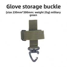1PC Multi-Purpose Nylon Gloves Hook Outdoor Camping Tactical Climbing Rope Holder Anti-Lost Hanging Buck Strap Safety Clip Belt - Multicolor - View 11