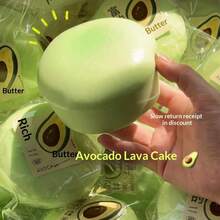 1个逼真面包造型挤压玩具，热门减压小工具，趣味礼物，柔软挤压球 - 彩色 - 查看 2