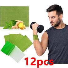 12/40/80片装生姜加热垫，天然加热垫，适用于背部、膝盖、颈部、肩部 - 軍綠色 - 查看 9