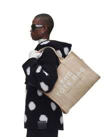 Marc Jacobs The Canvas Large Tote Bag Women  Bags It Features Cotton Canvas,2026 Valentine's Day Gifts,Gift For Her M0016156 - 米色 - 查看 2