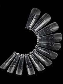 120 khuôn đúc móng hai lớp/hộp dùng cho móng polygel, 12 kích cỡ khuôn đúc móng polygel trong suốt, bộ dụng cụ tự làm móng nối dài, miếng dán móng nối dài chuyên nghiệp. - Nhiều màu - Xem 4