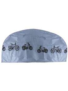 200 X 100 Cm Bicycle Cover, Waterproof, Dustproof, UV Protection, Suitable For Mountain Bike And Road Bike, Random Pattern - Multicolor - View 9