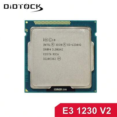  Intel Xeon E3 1230 V2 3.3GHz 4-Core CPU Processor SR0P4 LGA 1155 NO FAN No Original Box
