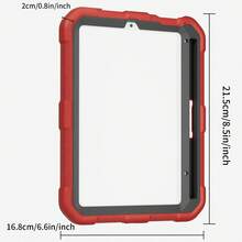 1pc, Compatible With IPad Mini 7 (A17 Pro) 2024/Mini 6 2021 8.3-Inch, Shockproof Protective Case With Stand For IPad Mini 7/6th Gen, IPad Mini 7 (A17 Pro, 7th Gen) 2024 / IPad Mini 6 (6th Gen) 8.3-Inch With Pencil Holder - Blue + Navy - Rose Gold + Pink - View 5