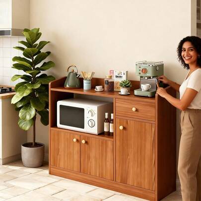 Armario Organizador De Cocina 3 Puertas Un Cajón 90cm