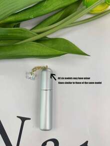 1个纯色铝管5毫升便携式蝴蝶窗旅行香水可灌装瓶 - 彩色 - 查看 12