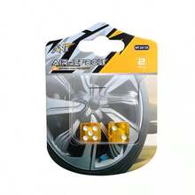 Tapones de Válvula de Dados Acrílicos (2 pcs) - Estilo Retro Tuning para Auto, Color Aleatorio - A - Ver 4