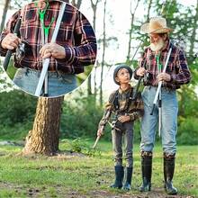 2pcs Fishing Rod Holders,U-Head And V-Head Fishing Pole Stands, Aluminum Alloy Fishing Rod Rest, Adjustable Telescopic Bankstick Holder, Extendable Fishing Stand Bracket Accessories - Multicolor - View 2