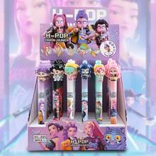 Bộ 1/2/3/4/5/6 bút bi in hình nhóm nhạc thần tượng K-Pop, bút bi học sinh, bút vặn, bút viết, bút bấm màu xanh dương, văn phòng phẩm học sinh, dụng cụ viết, quà tặng học sinh, đồ dùng học tập và văn phòng phẩm. - Nhiều màu - Xem 6