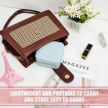12 Pcs Travel Jewelry Case Box Bridesmaid Gifts Bulk Travel Jewelry Cases Boxes Small Jewels Organizers Mini Accories Ornaments Storage For Women Girls Wedding Gifts Light Blue - Lightblue - 查看 4