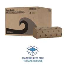 Bulk Pack Of Premium Quality Paper Towels, 250 Sheets Per Pack, 16 Packs Per Case, 9 X 9.45 Inches Dimensions - Multicolor - View 4